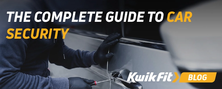 Someone breaking into a car